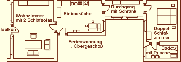 Grundriss 1. Obergeschoss